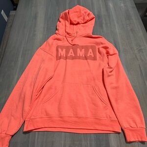 Coral 'MAMA' Hoodie